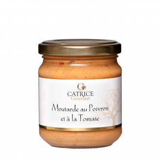 Mustard with tomato & red pepper