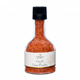 Coarse Salt & Espelette chilli  - stackable mill