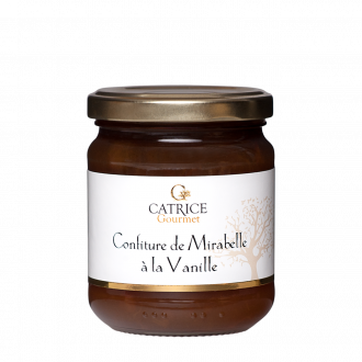 Mirabelle plum jam with vanilla aroma