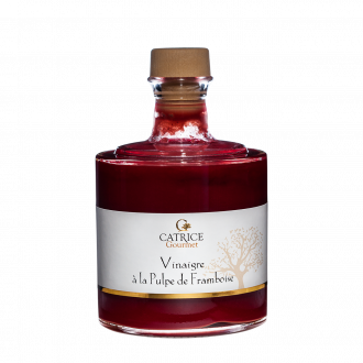 Vinegar raspberry pulp  - stackable bottle