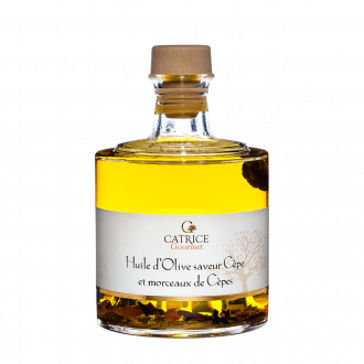 Olive oil with Ceps  - stackable bottle