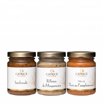 Three jars of fish spreads - 3x80g