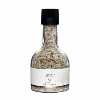 Oregano salt - stackable grinder