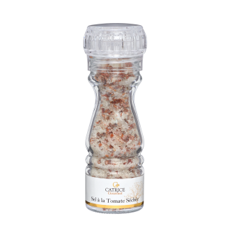 Coarse salt with dried tomatoes - small mill 