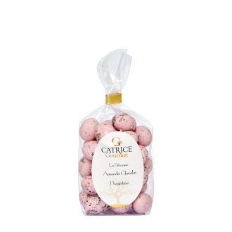 Chocolate-coated almonds