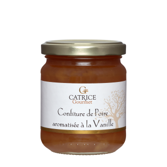 Pear jam with vanilla aroma