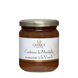 Mirabelle plum jam with vanilla aroma