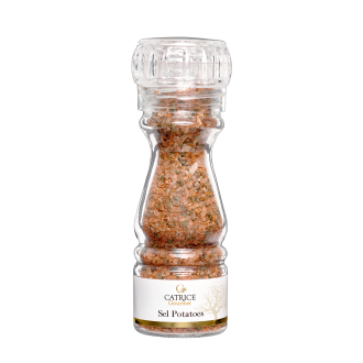 Coarse salt potatoes small mill