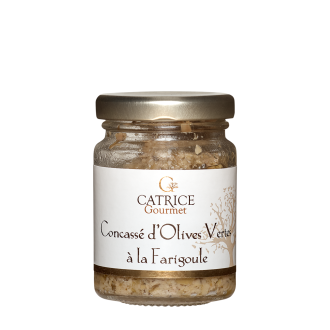 Crushed green olives with Farigoule